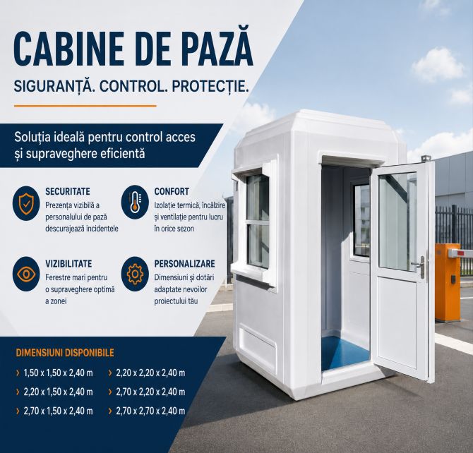 Cabine paza control acces