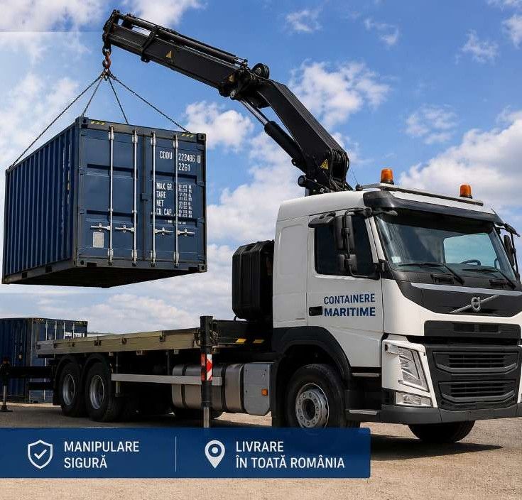 Containere depozitare cu livrare in Romania