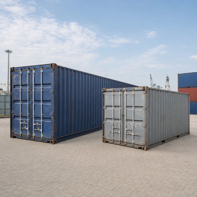 Containere maritime second hand pentru transport la EstPoint